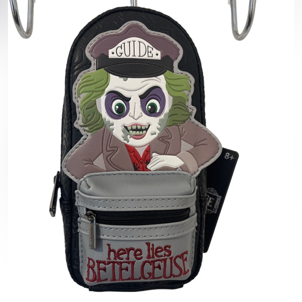 Rare NWT Loungefly Beetlejuice Here Lies Betelgeuse Tour Guide Pencil Case